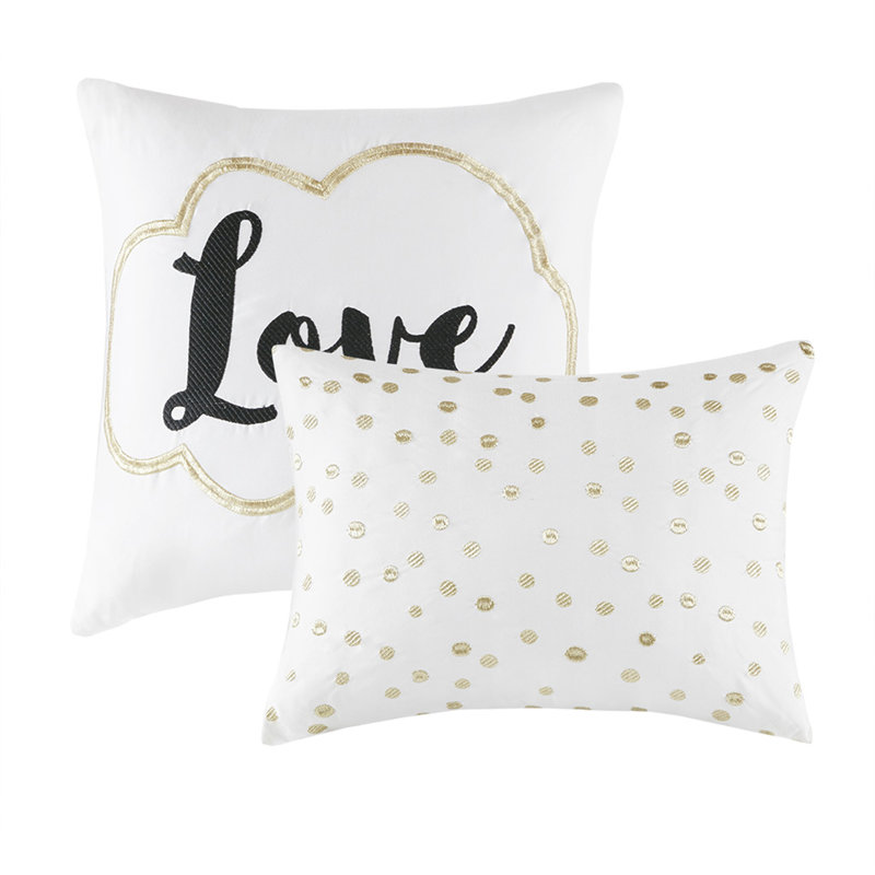 Metallic Printed Duvet Cover Set