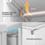 Commode blanche, garde-robe avec rangement