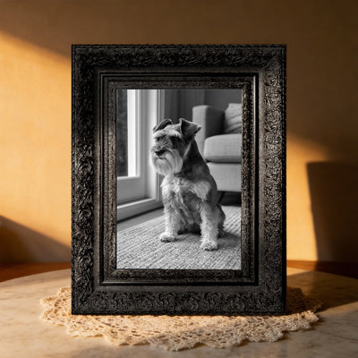 8" x 10" Black 3 PCS Polished Picture Frame for Bedroom Shelf Styling