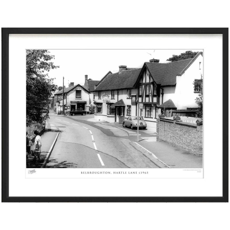 Belbroughton, Hartle Lane C1965 by Francis Frith - Single Picture Frame Print, 28cm H x 36cm W x 2.3cm D
