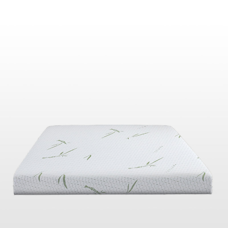 Matelas moyen en mousse viscoélastique gélifiée avec housse en jacquard en rayonne de bambou et base en mousse, 10", Grand