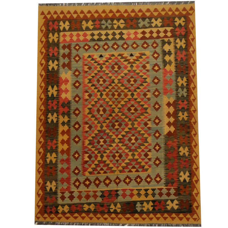 Tapis rouille tissé à la main Azpeitia