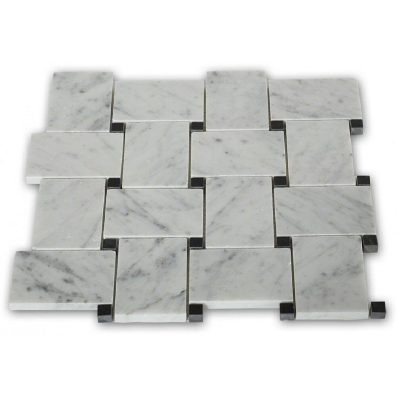 Orchard 2x3 Basketweave Honed Marble Mosaic Tile