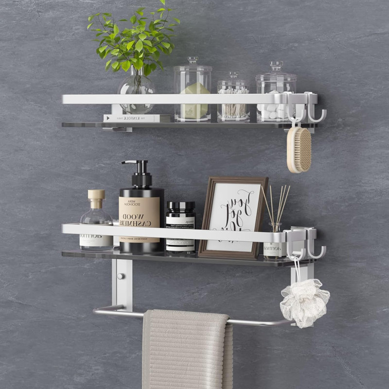 Tablettes murales de salle de bain Kynia