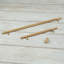 Knurled Bar Cabinet Handles & Coordinating Button Knob in Multiple Finish Variations-120875290-124874263