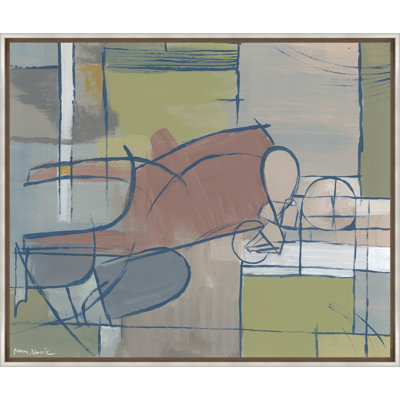 "La figure dans une chaise rouge" par Sam Nash