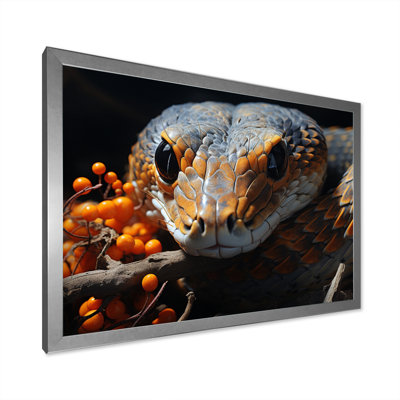 Afrique, serpents, couloirs sur toile