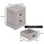 Bristol 2 Drawer Bedside Table