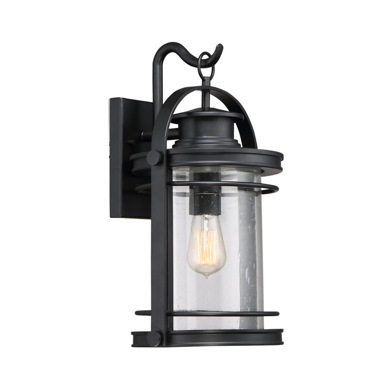 Amiree Aluminum Wall Light, Large, Mystic black