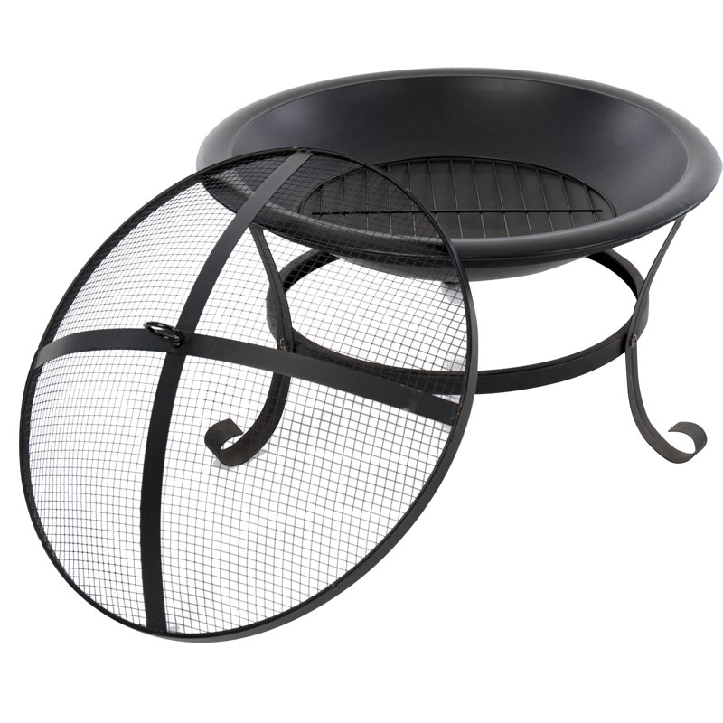 Atlanta Tiered Steel Wood Burning Fire Pit