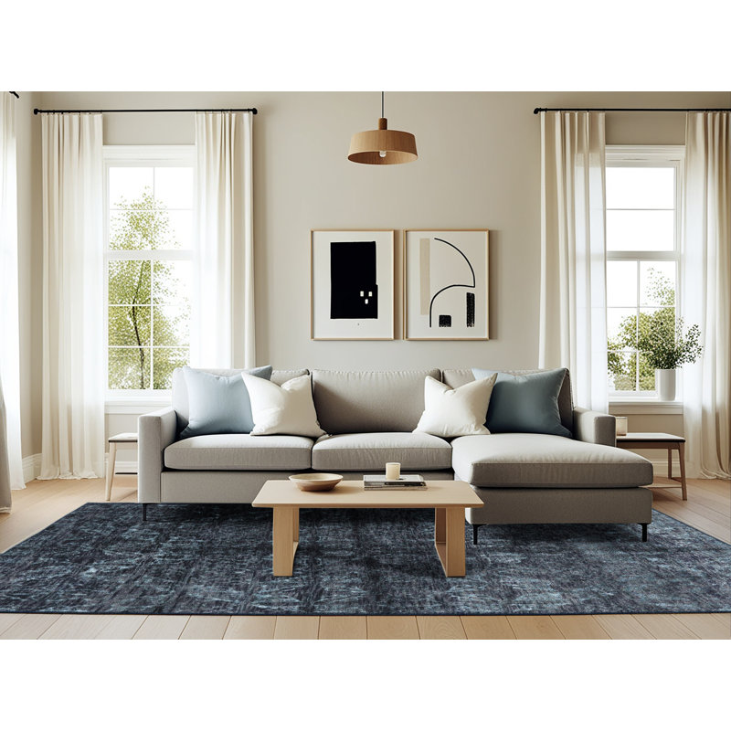 Tapis abstrait moderne 4502, Rectangle 6 pi x 9 pi