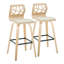 Contemporary Fixed-Height Barstool