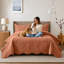 Ensemble de couvre-lit matelassé à motif floral, surdimensionné et léger avec taies décoratives-124091352-124091362