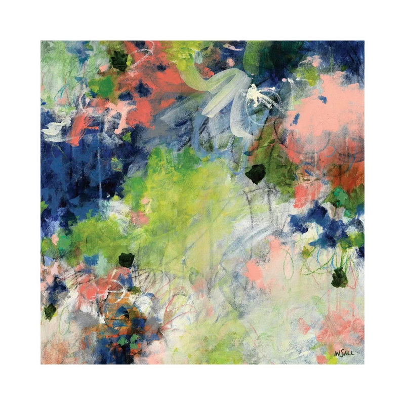 Even When I Can't See by Paulette Insall - Wrapped Canvas Painting, 30.48 cm H x 30.48 cm W