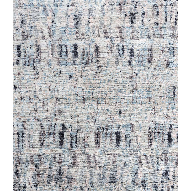 Wool Abstract Area Rug, Rectangle 10' x 14'