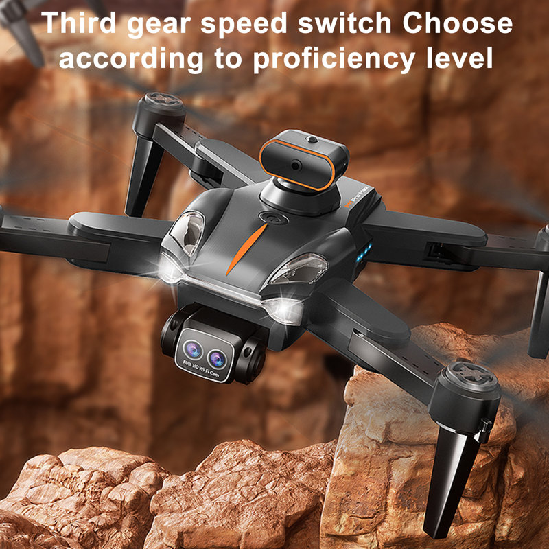 Remote Control Drone with 8K Dual Cameras Obstacle Avoidance Brushless Motor Auto Return Kids Adults Beginner Foldable 2.4GHz RC Quadcopter Toy