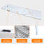 Table pliante de 8 pi pour les aventures en camping. Pique-niques portables en plastique, fêtes. Robuste, imperméable. Capacité de charge élevée. Blanc expérience.-1459941542