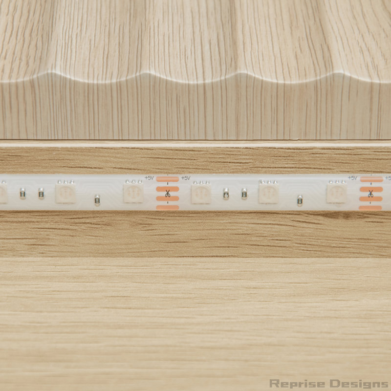 Commode 6 tiroirs 47,24 po avec DEL Chavah
