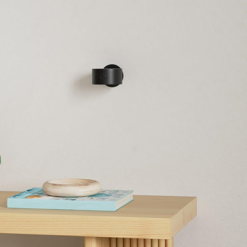 LED Wall Light Rechargeable Battery Operated With Remote, Magnetic Rotation,1 Pcs, Silver