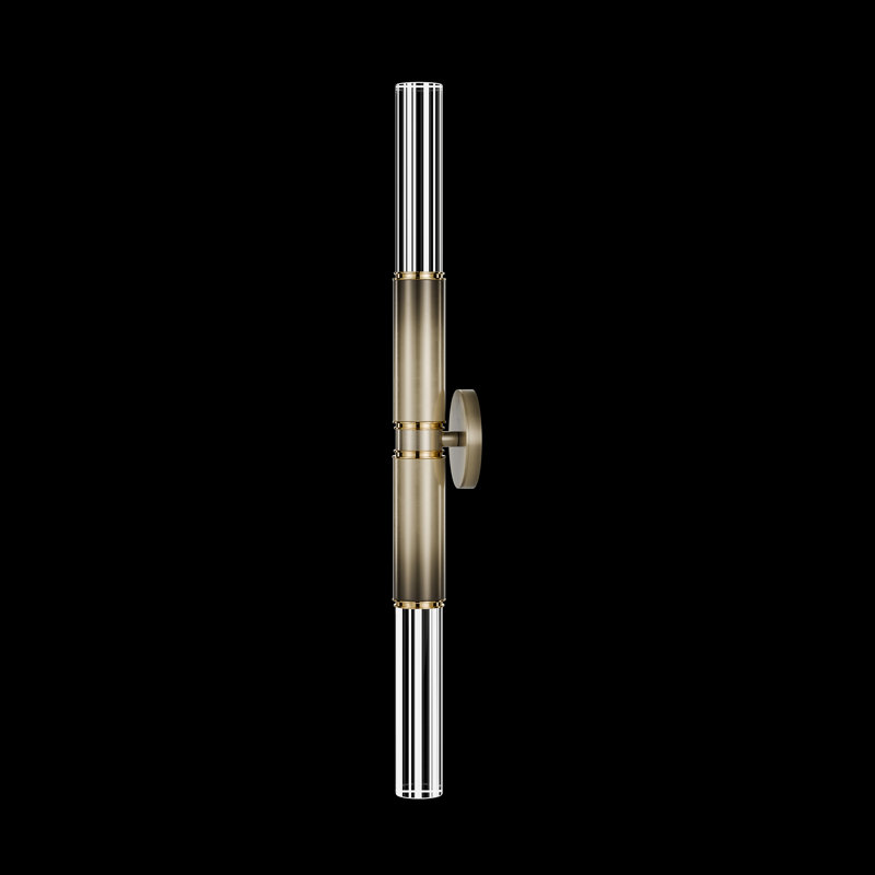 LED Wallchiere, Ombre Bronze/Brass