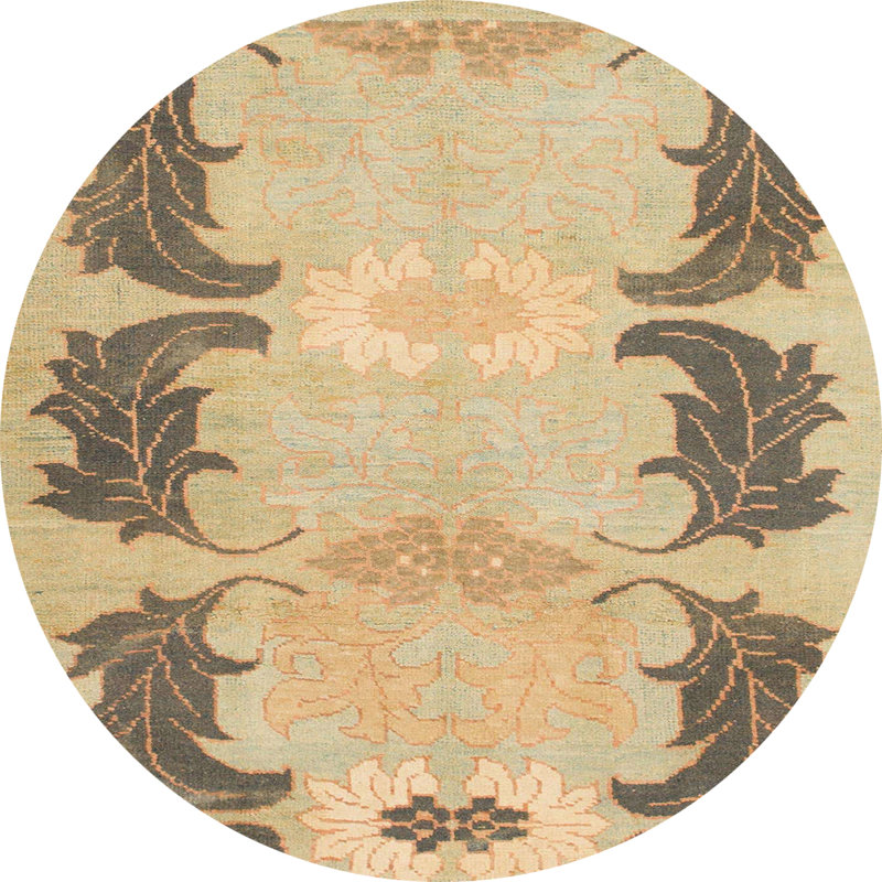 Teddington Abstract Indoor Rug, Round 7'
