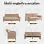 205.7cm Upholstered Convertible Sofa-882606238