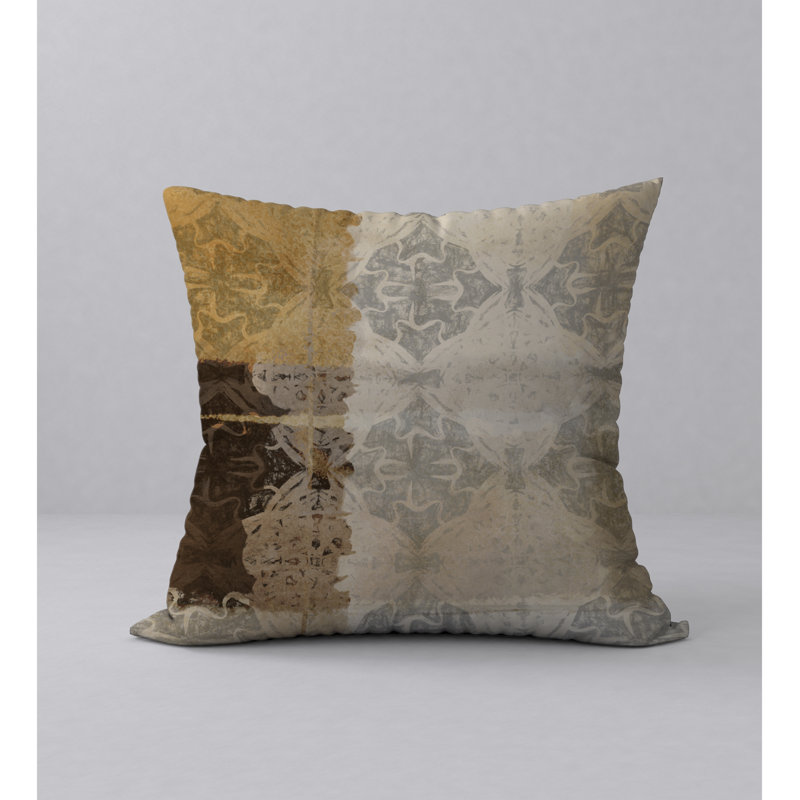 Housse et insert de coussin carré précieux, 18" x 18"