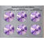 Horloge murale abstraite en verre trempé, horloge mauve, détails dorés, horloge décorative, décoration murale moderne, cadeau unique, horloge artistique-1454769797-1454769799
