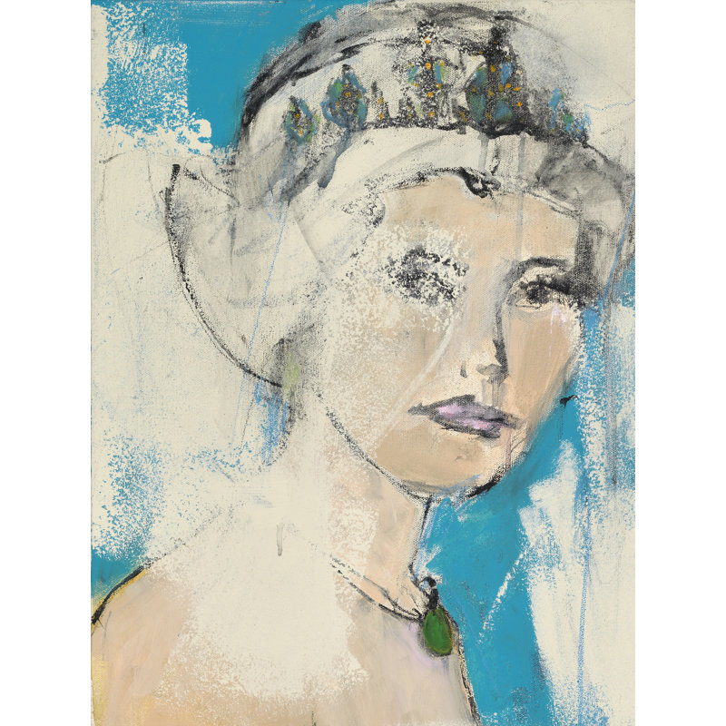 Queen Of The Unnecessary Burdens Print by Jacquie Gouveia, 32" H x 24" W, Wrapped Canvas, No Mat