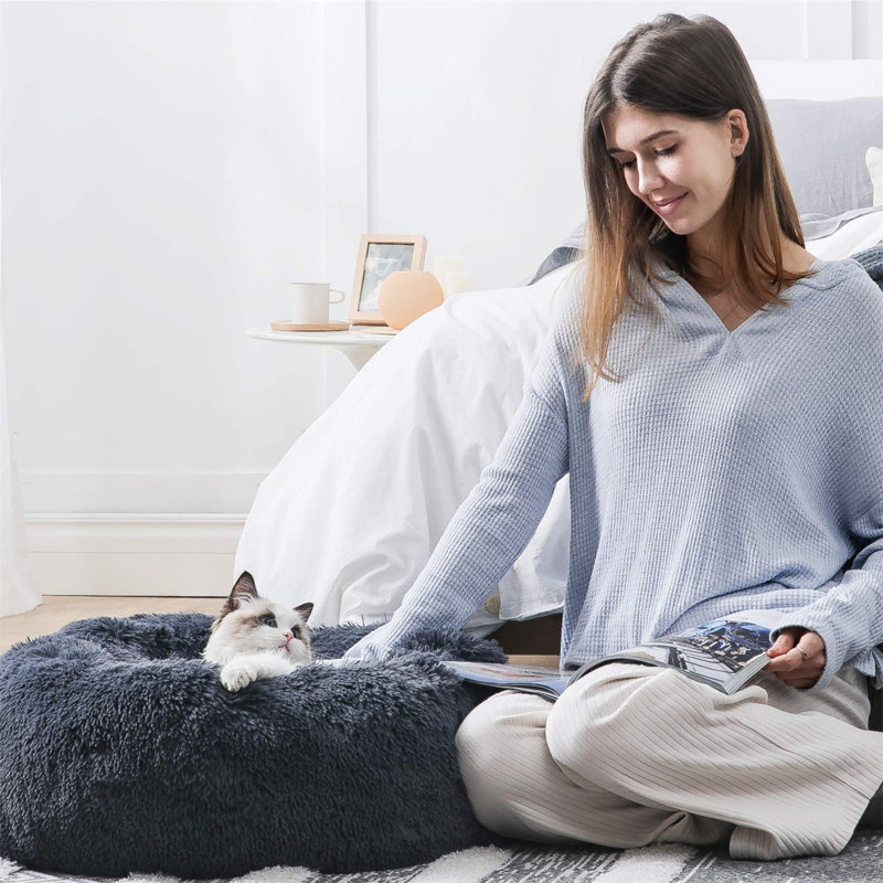 Belpre Bolster Cushion Dark Grey