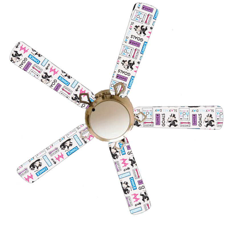 Ventilateur de plafond 5 pales 52 "