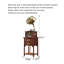 Gramophone néo-chinois de la dynastie Song: bois massif, cuivre pur et corne d'aluminium