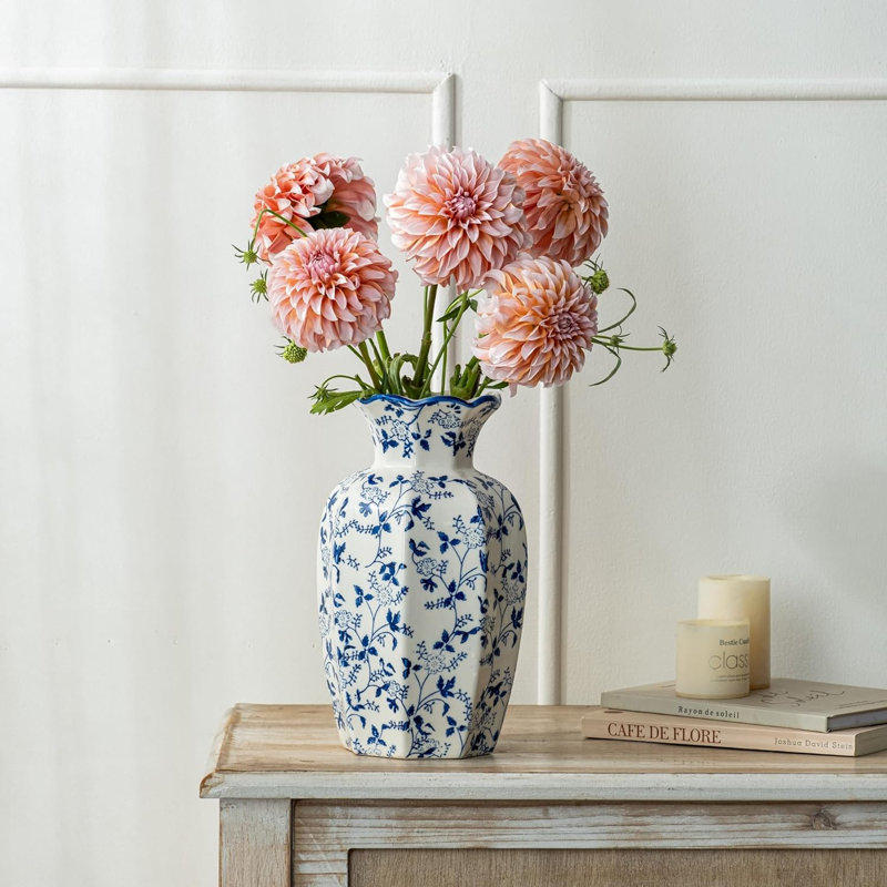 Blue And White Ceramic Vase