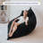 80" Black Giant 3 In 1 Convertible Bean Bag Chair With Pillow-244243066