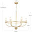 6 - Light Dimmable Wagon Wheel Chandelier-814981563
