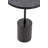 Wolak Marble and Metal Cylinder Base Side Table