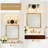 2-Light Hammered Glass Vanity Light-179080864