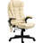 High Back Vibration Massage Office Chair with 6 Vibration Points, Heated Reclining PU Leather Computer Chair with Armrest and Remote-175341094