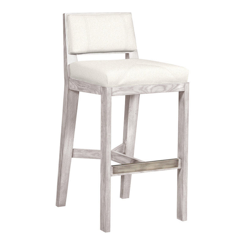 Thom Filicia 32.5'' Bar Stool, Dove Gray, Kennelly Snow