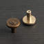 Base de ventilateur rétro (2317) boutons d'armoire décoratifs, boutons de tiroir ronds superposés-133272207