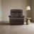 Brown  Single Recliner With Antibacterial And Anti Pilling Fabric, 110-115 ° Adjustable Manually For Lying Down
