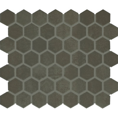 Itona 1-1/2" x 1-1/2" Ceramic Hexagon Mosaic (12 PC per Carton) (9.72 SQFT per Carton)