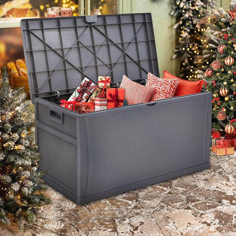Boîte de rangement d'extérieur 120 gallons
