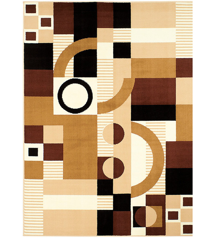 Geometric Indoor Rug, 7'7" x 10'6"