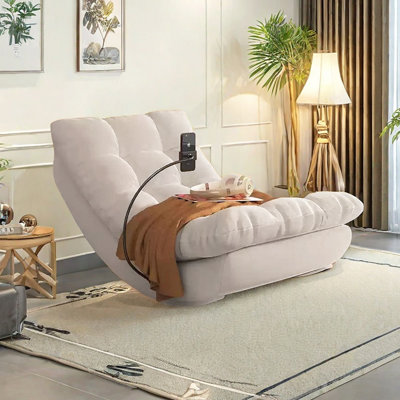 Living Room Ergonomic Casual Curved Rocking Chair