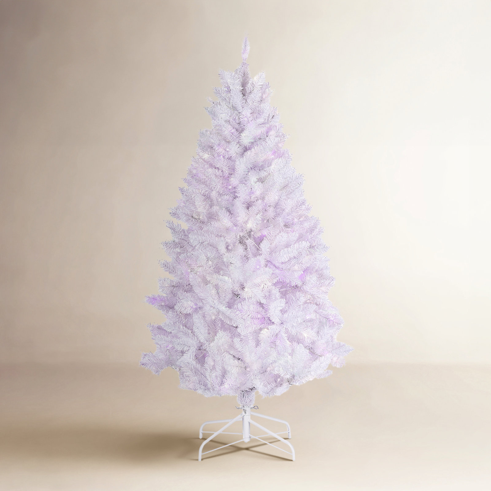 Kaireece White 5' Pre-Lit Pine Christmas Tree