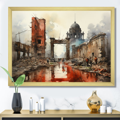 La chute du mur de Berlin II sur toile