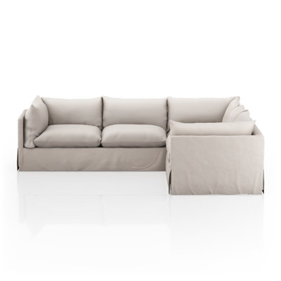 Reggio 3 - Piece Slipcovered Corner Sectional