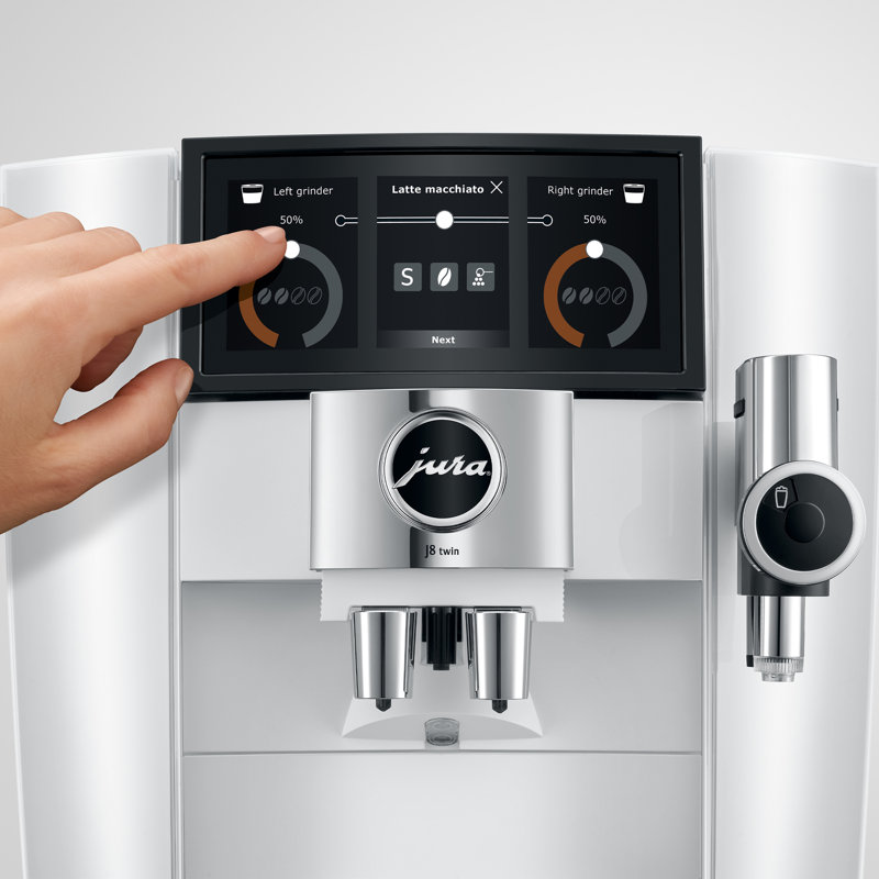JURA J8 Twin Diamond White, White