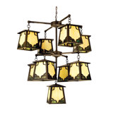 Birchfield 9 - Light Glass Chandelier